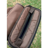 Reinsman Insulated Leakproof Cooler Saddle Bag with Additional Cantle Bag and Straps, Brown