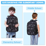 VASCHY Kids Backpack for Elementary School, Boys Large Bookbags School Bags for Primary School Students Travel Space