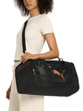PUMA womens Evercat Candidate Duffel Bags, Black/Light Pink, One Size US