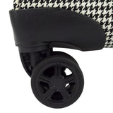 London Fog Oxford III Black White Houndstooth 2pc Set (20" and 29")