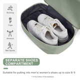 coofay Gym Backpack For Women Waterproof Sports Backpack With Shoe Compartment Lightweight Travel Backpacks Small Gym Bag Dance Volleyball Backpacks