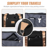 Eeeza Luggage Sets 5 Piece, Suitcases with Wheels,ABS Hard Case Luggage with TSA Lock Spinner Wheels,Carry On Luggage Set (20/24/28 Inch)