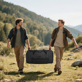 TONRUYN 120L Extra Large Gym Duffle Bag for Men Women with Shoes Compartment Heavy Duty Tactical Sports Duffel Bag Big Football Baseball Basketball Soccer Hockey Team Equipment Bag, Black