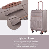 Travelhouse Luggage Set, Softside Suitcase 4-Piece (16/20/24/28), Expandable Lightweight Luggage Sets with Duffel Travel Bag,Suitcase with Double Spinner Wheels