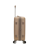 Rockland Star Trail Hardside Spinner Wheel Luggage, Champagne, 2-Piece Set (20/28)