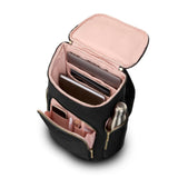 Samsonite Mobile Solutions 2 Deluxe Backpack, Laptop & Tablet Backpack with Padded Compartments, Front Zippered Pocket with Organizer, Water Bottle Pockets, StackIt™ Strap, Work & Travel Bag - Black