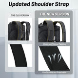 MIER 60L Water Resistant Backpack Duffle Heavy Duty Convertible Duffle Bag with Backpack Straps for Gym, Sports, Travel, Black