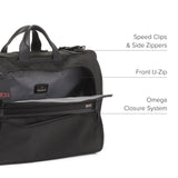 TUMI - Alpha Garment Bag Tri-Fold Carry-On - Business Travel Garment Bag - Fits Suits And Gowns - Top Carry Handles - Black