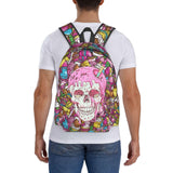 Guiteinyi Boy Kids Sweet Skull School Backpack Large Capacity Children Casual Backpacks For Teen Girl