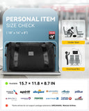 LUGGEX Travel Bags for Woman, Expandable Weekender Carry On Bag, Overnight Tote Bag for Sport Gym Hospital, 11.8x15.7x8.7 Inch