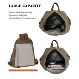 KL928 Canvas Vintage Backpack – Large Casual Daypack Outdoor Travel Rucksack Hiking Backpacks for Men Women