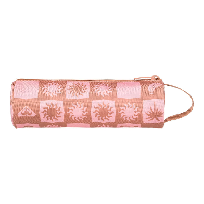 Roxy Makeup Bag | Storage Case | Cosmetics | Reusable | Zipper Closure | Lightweight | Accessories, Time to Party - Camel Sunsquare AX
