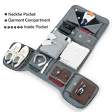 Hanke Carry on Garment Bags for Travel,Convertible Duffle Bag Luggage Bag Weekend Bag with Shoe Compartment,2 in 1 Hanging Suitcase Suit Bag for Men Women,Dark Grey