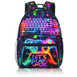 School Backpack for Boys- Video Game Backpacks Boys Backpack for Kids Children Teens Elementary Middle School - Students Bookbag Ages 6-18, Game Bookbag Travel Back Pack