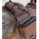 Reinsman Insulated Leakproof Cooler Saddle Bag with Additional Cantle Bag and Straps, Brown