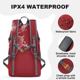 MIYCOO Backpack - Ultra Lightweight Packable Backpack for Travel Camping, Hiking Back Pack Waterproof Foldable Daypack for Men Women Red