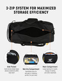SKYSPER 30L Gym Duffel - Sports Bag Small with Wet Pocket for Sport, Travel, Fitness & Workout Men Women(Black)