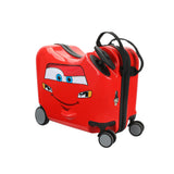 Disney's Cars Lightning McQueen Ride-On 18" Suitcase For Kids & Toddlers