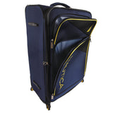 NAUTICA Emry 2pc Softside Luggage Set, Navy Yellow