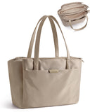 BAGSMART Tote Bag for Women Work, Large Tote Bag with Zipper Teacher Tote with Compartments, Work Tote Women's Purse Shoulder Handbag with Strap for Travel