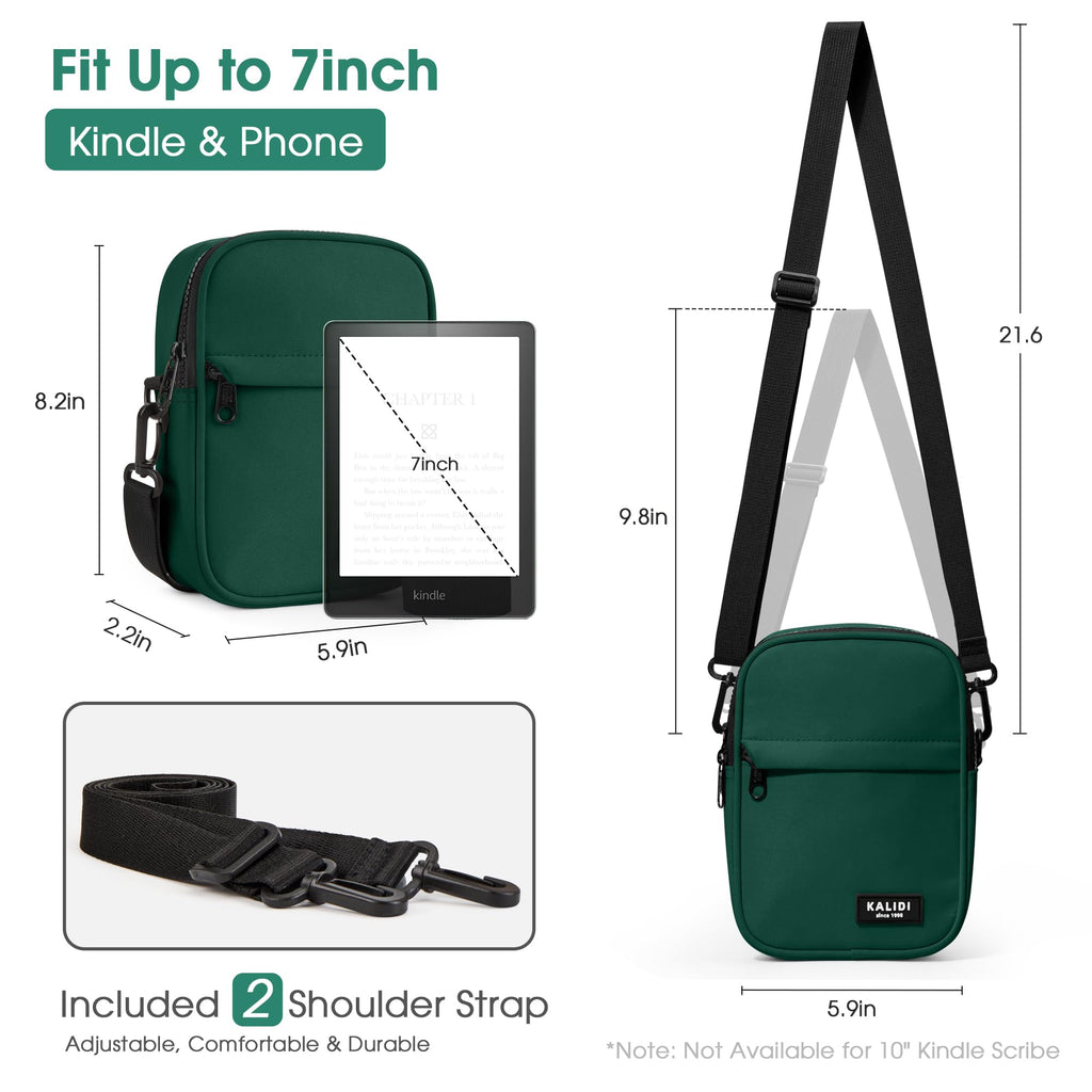 KALIDI Crossbody Sling Bag for Women Men Multi Position Small Purse Waist Fanny Pack with Adjustable Strap