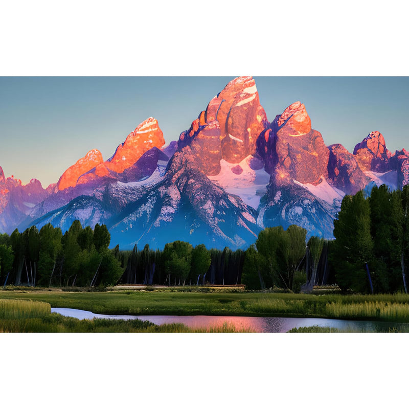 grand teton national park Print Comfortable Backpack Outdoor Daypack Hiking Commute Office Travel Versatile Use