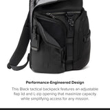 TUMI - Alpha Bravo Logistics Backpack - Front-Flap Design - Everyday Travel and Commute Bag - Fits Up to 15" Laptop - 17.0" X 13.0" X 6.75" - Black