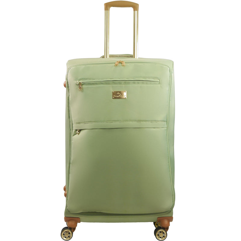 Tommy Bahama 30 Inch Rolling Luggage, Soft Sided Suitcase with Spinner Wheels, Sage