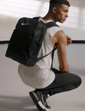 Nike Unisex Brasilia 9.5 Training Backpack (Medium, 24L), Black/Black/White, MISC