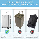 Yotako Clear PVC Suitcase Cover Protectors 30 Inch Luggage Cover Protectors for Wheeled Suitcase 30''