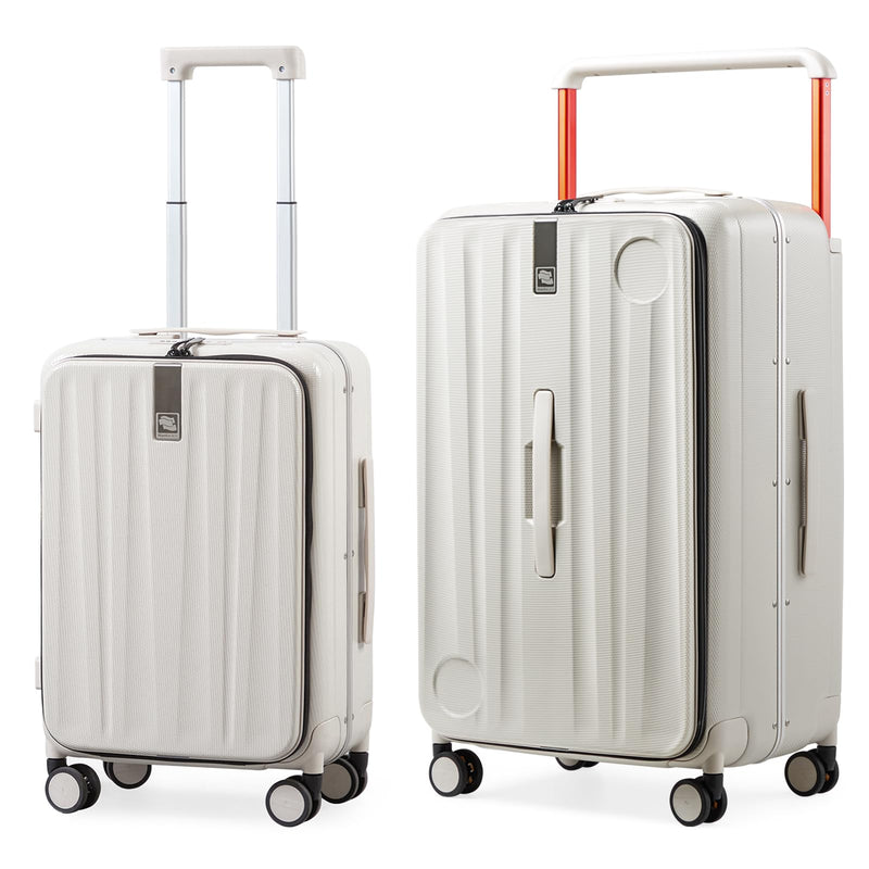 Hanke Carry On Luggage, Suitcase with Wheels Multifunctional 26 Inch Checked Luggage Hard Shell Suitcases Large Suitcase Travel Luggage for Women & Men Rolling Luggage Bags for Weekende