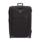 TUMI - Alpha X-Large Dual Access Expandable 4-Wheeled Checked Luggage - Zipper Expansion - Durable Ballistic Nylon - Extra Large Capacity Suitcase with TSA Lock - Dark Black