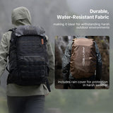PGYTECH OneMo TAC 25L Tactical Camera Backpack, Waterproof DSLR/SLR/Mirrorless Photography Camera Bag with 15.6" Laptop Sleeve, Tripod Holder & Rain Cover (Dark Night camo)