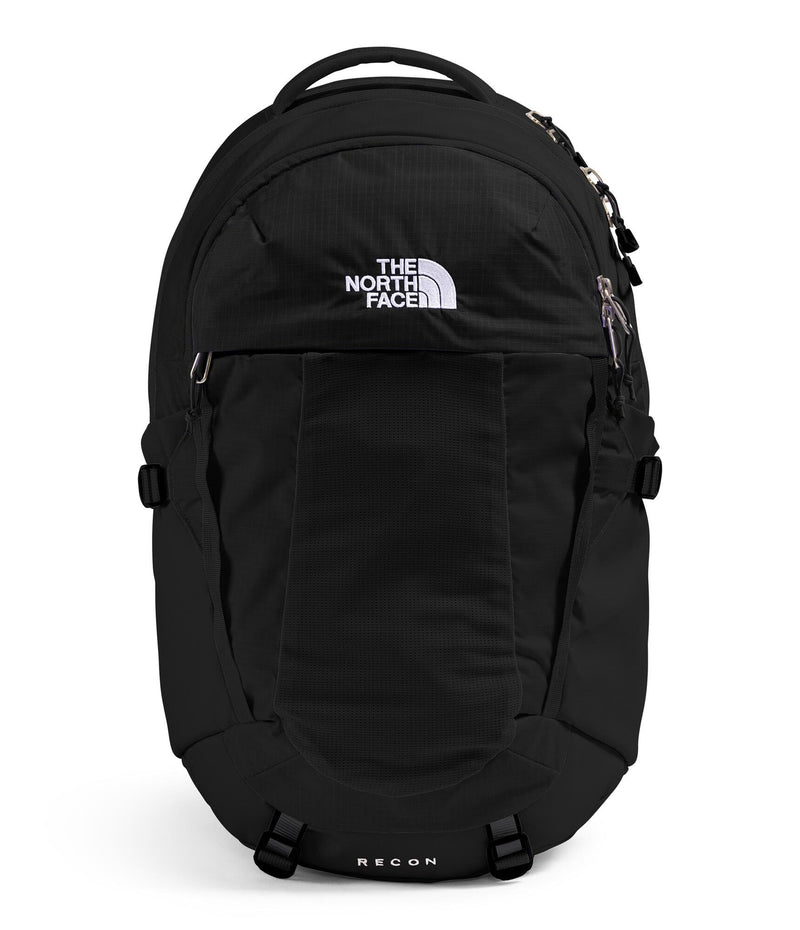 The North Face Women's Recon Everyday Laptop Backpack - Commuter Travel Bag, 18" Laptop Sleeve, Water-Repellent, TNF Black/TNF Black-NPF, One Size