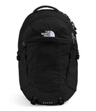 The North Face Women's Recon Everyday Laptop Backpack - Commuter Travel Bag, 18" Laptop Sleeve, Water-Repellent, TNF Black/TNF Black-NPF, One Size