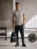 Nike Unisex Brasilia 9.5 Training Gym Sack (18L), Black/Black/White, MISC