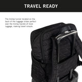 Kenneth Cole REACTION Emma Women's Backpack 15" Laptop Bag for Work, High School, College, Travel, Black Diamond
