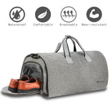 Convertible Garment Duffel Bag and Tie Case Bag