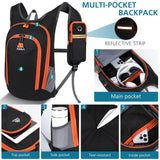 Esup 15L Small Hiking Backpack Foldable Lightweight Travel Day Pack Packable Camping Backpack for Women Men (Black)