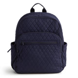 Vera Bradley Women's Premium Cotton Bancroft Backpack, Peacoat, One Size