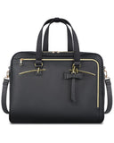MATEIN 17.3 Inch Laptop Briefcase, Extra Large Convertible Briefcase Backpack for Women, Waterproof Laptop Bag for Work, 3 in 1 Shoulder Bag Computer Messenger Bag Gift for Business Office Lady, Black