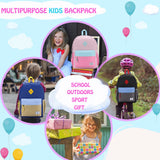 VX VONXURY Toddler Backpack for Boys Age 2-6，Small Kids Preschool Book Bag for Kindergarten Girls Fit A4 Folder