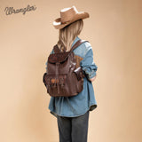 Montana West Wrangler Backpack Purse for Women Men Western Backpack Floral Tooled Travel Bags