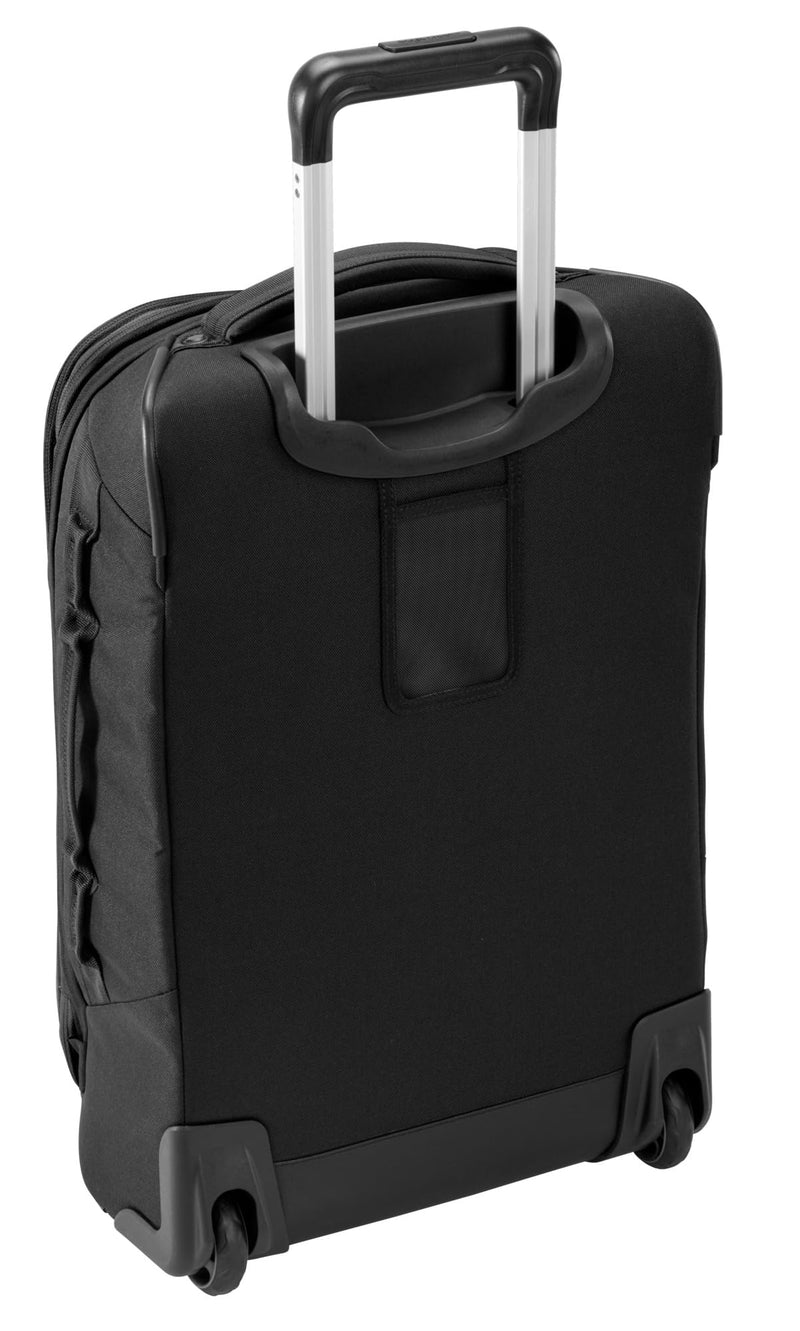Eagle Creek Expanse 2-Wheel International Carry On Luggage - Efficient Packing Capacity for Strict Baggage Requirements - Heavy Duty Wheels - Telescoping Handle - Midnight Black - 21.5