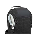 Lowepro ProTactic BP 450 AW 2 Pro 25L Comfortable Recycled and Solution-Dyed Fabrics Modular Backpack with CradleFit Pocket, All Weather Cover, and Utility Waist Belt (Black)