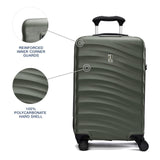 Travelpro Maxlite Air V2 Hardside Expandable Carry on Luggage, 8 Spinner Wheels, Lightweight Hard Shell Suitcase, TSA lock, Slate Green, Carry On 20-Inch