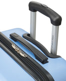 Calvin Klein Women's Hard Side Upright Luggage Spinner Light Weight Suitcase, Forever Blue, Large