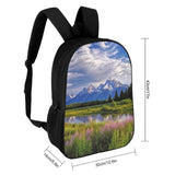 Grand Teton National Park 17 Inch Laptop Backpack for Men Women Travel Daypack with Pockets Work Bag for Office