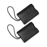 Samsonite 2-Pack Vinyl ID Tags, Black