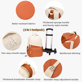 Armbq Rolling Backpack for Boys Girls School BookBag with Wheels Kids Luggage Trolley Back Pack on Wheels Elementary Travel Bag